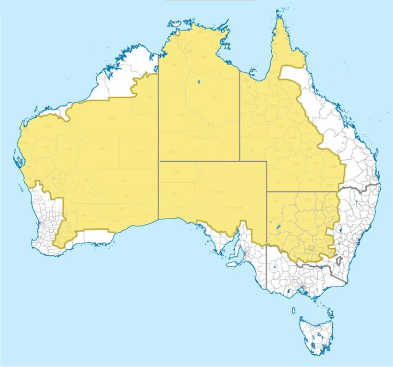 theepicmap's tweet photo. Where 2% of Australia’s Population Lives https://t.co/Rq0tXn6jzA
