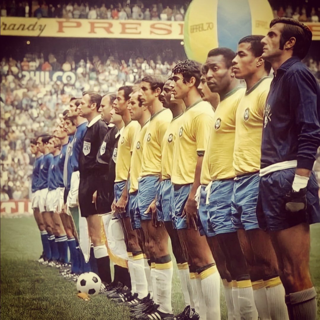 Bellissima foto, bruttissimo risultato...
#FifaWorldCup #Mexico70
#BrasileItalia