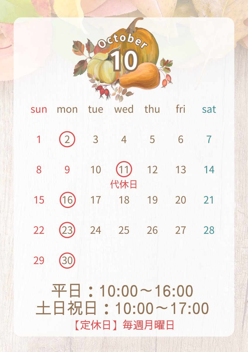 dorei_tome's tweet photo. お久しぶりの投稿となってしまいました...
投稿しない合間にTwitterからXに😂

10月より平日の営業時間が下記の通り変更になります‼️
土日祝日は今まで通りです😊

火〜金： 10:00〜16:00
土日祝： 10:00〜17:00

また、10/9(祝・月))は営業致します✨
代わりに10/11(水)はお休みをいただきます🙇🏻‍♀️ https://t.co/itNsprrFX1