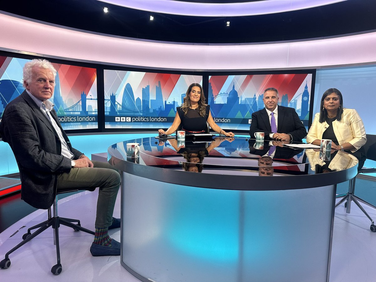Delighted to have @tuckwell_steve the new MP for #Uxbridge and @RupaHuq on #politicslondon @BBCOne @10 - do join us as we discuss #ULEZ #HS2 #SilvertownTunnel along with @christianwolmar ..do join us if you can