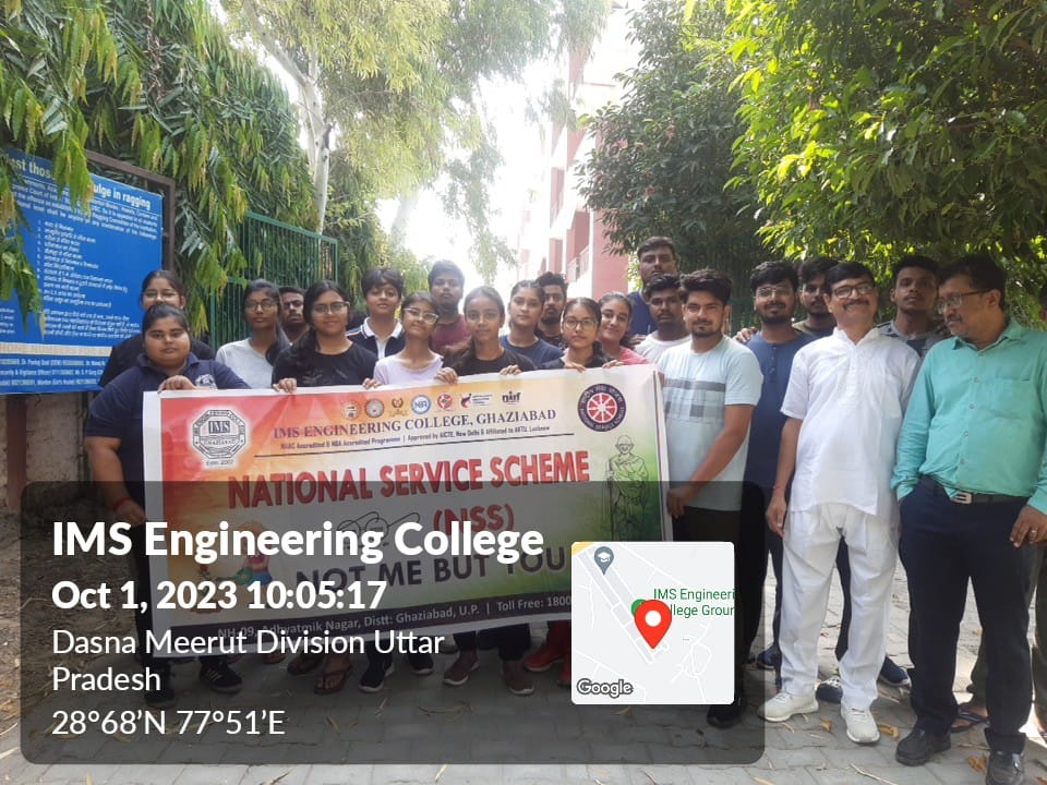 IMSECGhaziabad's tweet photo. IMSEC || The Department of Applied Sciences and Humanities, aligning with the 'Garbage Free India' theme of Swachhata Hi Seva (SHS)-2023. Let's work together for a cleaner, greener India! 🌍💚.
.
.
.
#imsec143 #SwachhataHiSeva #GarbageFreeIndia #IMSECGhaziabad #NSSCollaboration https://t.co/D83tVDn4w4