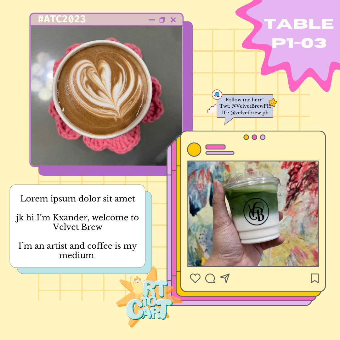 Greetings, coffee connoisseurs and art aficionados! 🎨☕

Welcome to a coffee lover's haven, <a href="/VelvetBrewPH/">Velvet Brew</a> ☕✨ Meet Kxander, the artist who's taken coffee to a whole new level. 🎨🍵