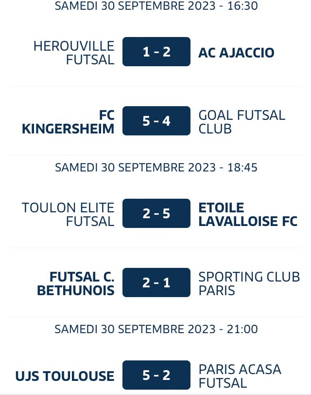 France_Futsal_c's tweet photo. #D1Futsal J4 - Quatre sur 4 pour l’@ELFC_officiel et l’@ujstoulouse en tête du classement ! @ACAFutsal1910 et @BethuneFutsal confirment et @KGSFutsal ouvre son compteur ! Match #KBNMF ce dimanche à 16h30 à suivre en direct sur @futsalzoneTV ! https://t.co/qWG694ZuCo