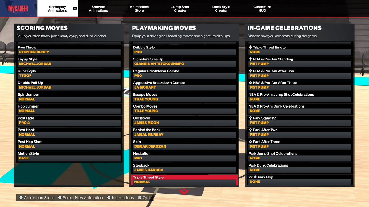 boofiq's tweet photo. yo…who up rn? droppin my sigs for my 6’6 iso pg 🥳

PRO Dribble Style
GIANNIS Size-Up
PRO Regular Breakdown
JA MORANT Aggressive Breakdown
TRAE YOUNG Escape Move
TRAE YOUNG Combo Move
JAMES MOON Crossover
JAMAL MURRAY Behind the Back
DEMAR DEROZAN Spin
PRO Hesitation
JAMES HARDEN Stepback
NORMAL Triple Threat Style

Yall Fin B Movin 🫡 #NBA2K24