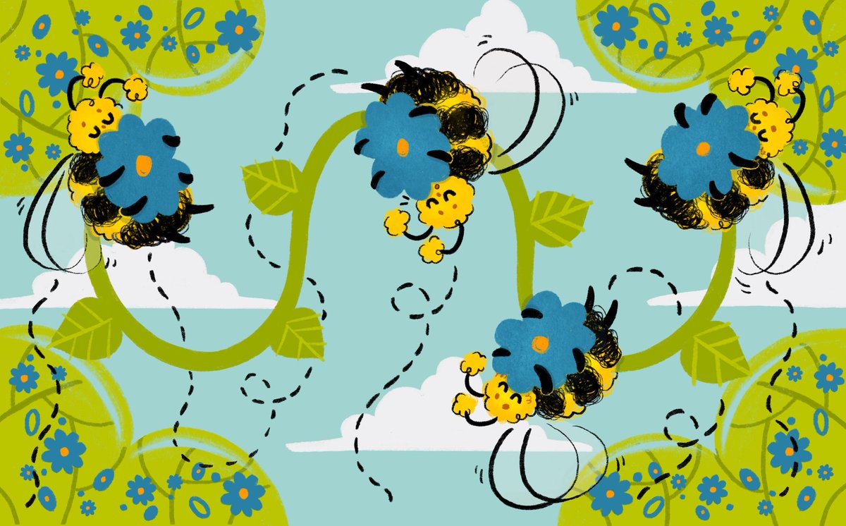 outranes's tweet photo. Day 1- Bee 🌷🐝 #peachtober
Did you knew that bees nap on flowers? https://t.co/FOQHwQtLW0