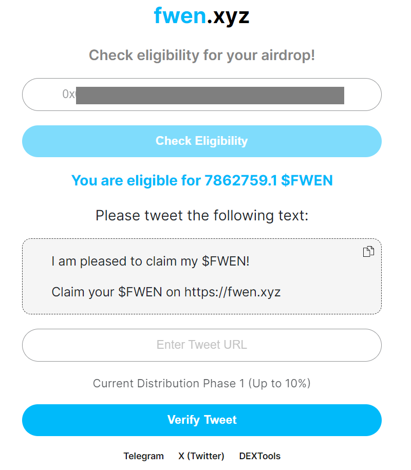 fwenxyz's tweet photo. WHO CLAIMED THE MOST $FWEN?

FLEX YOUR FWENS https://t.co/16OulduMaA