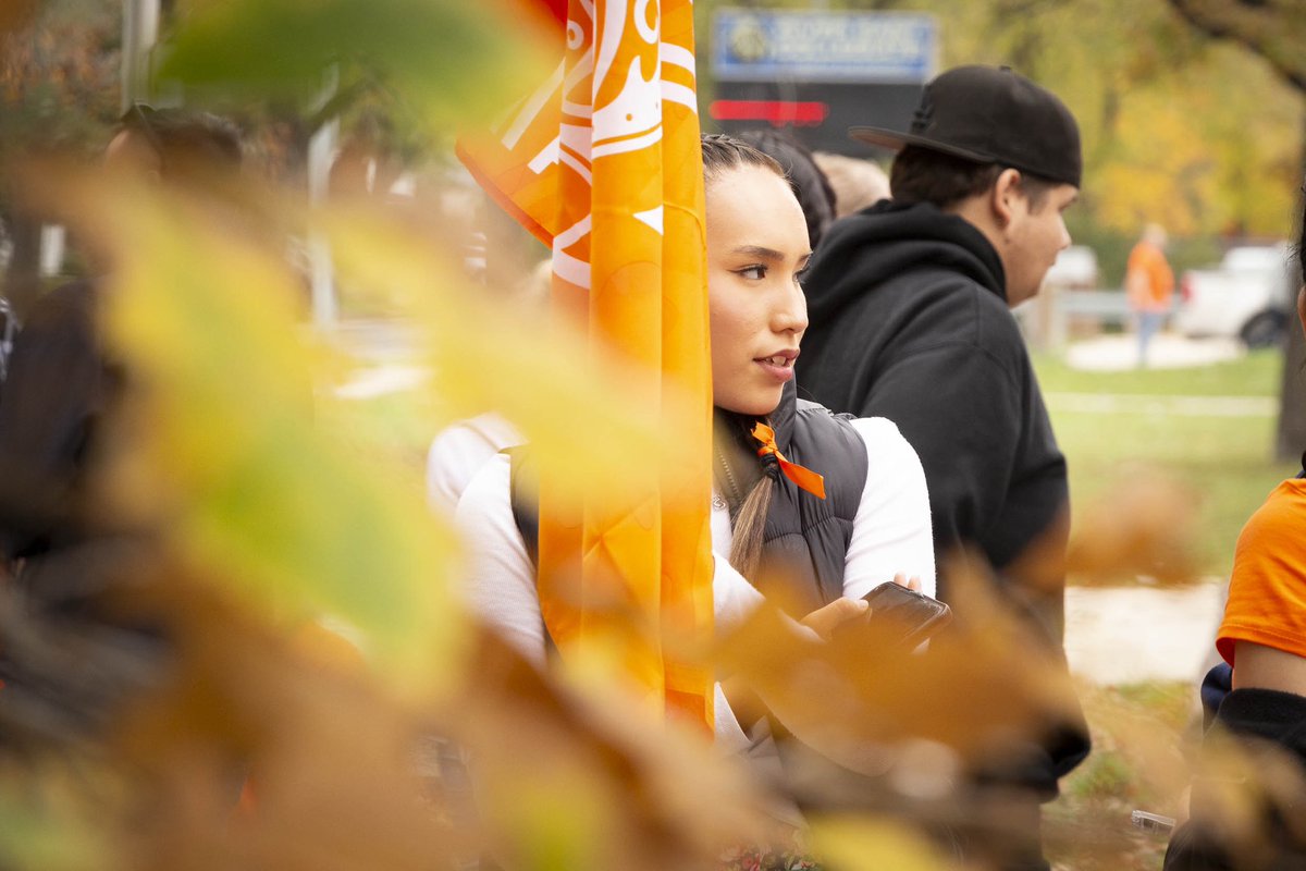 rec_RETSD's tweet photo. Powerful images of the learning at REC as we recognized and honoured Residential school survivors and those who never made it home. https://t.co/n8N3me6mqQ