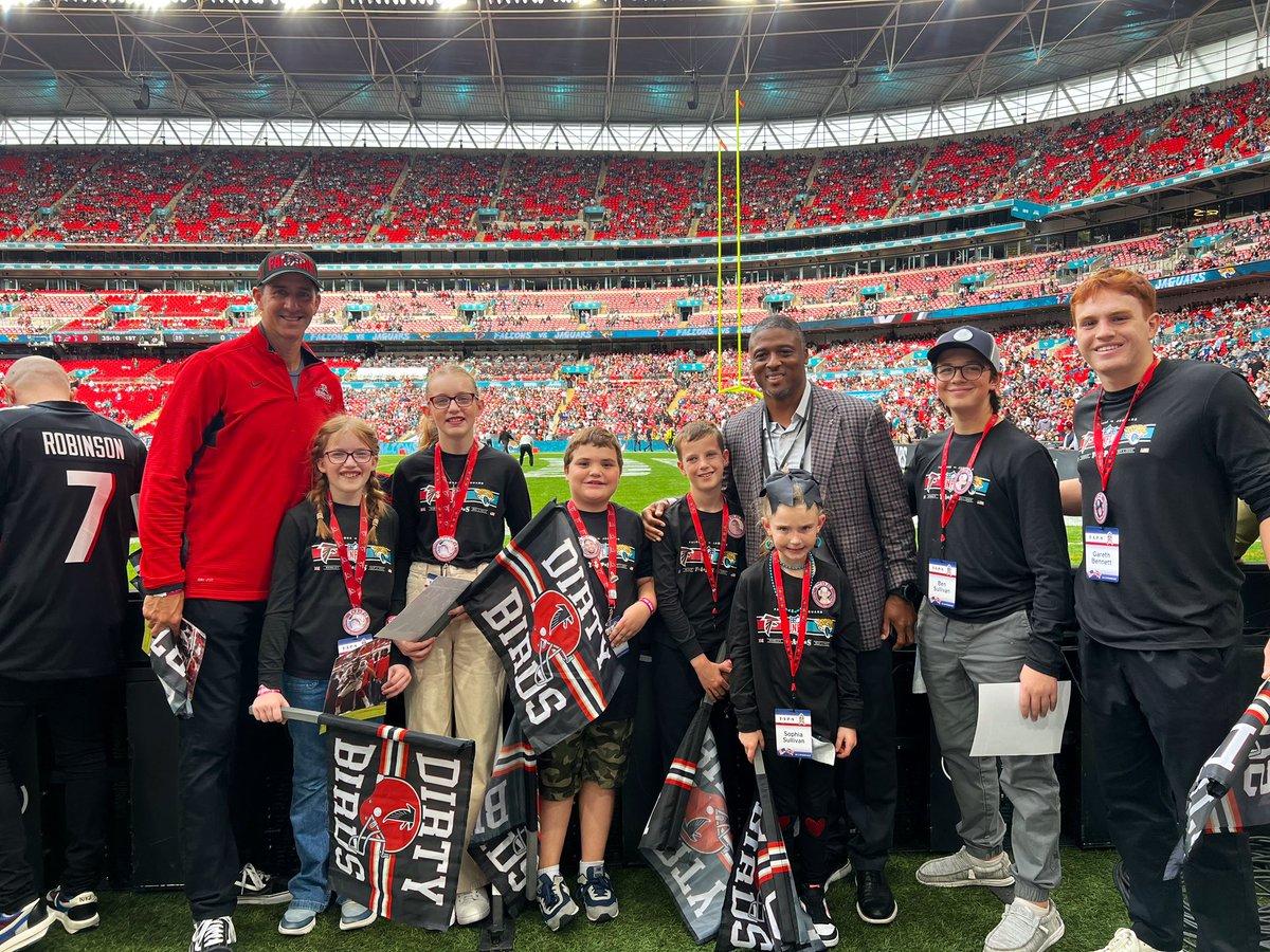 teams4taps (@teams4taps) on Twitter photo We could not be more grateful to our friend Falcons Legend <a href="/BFinn86/">Brian Finneran</a> for personally escorting our <a href="/TAPSorg/">TAPS</a> kids to the sidelines at Wembley Stadium prior to the <a href="/AtlantaFalcons/">Atlanta Falcons</a> v <a href="/Jaguars/">Jacksonville Jaguars</a> game in London! <a href="/FalconsCR/">Falcons In The Community</a> <a href="/BlankFoundation/">Arthur M. Blank Family Foundation</a> We could not be more grateful to our friend Falcons Legend <a href="/BFinn86/">Brian Finneran</a> for personally escorting our <a href="/TAPSorg/">TAPS</a> kids to the sidelines at Wembley Stadium prior to the <a href="/AtlantaFalcons/">Atlanta Falcons</a> v <a href="/Jaguars/">Jacksonville Jaguars</a> game in London! <a href="/FalconsCR/">Falcons In The Community</a> <a href="/BlankFoundation/">Arthur M. Blank Family Foundation</a>