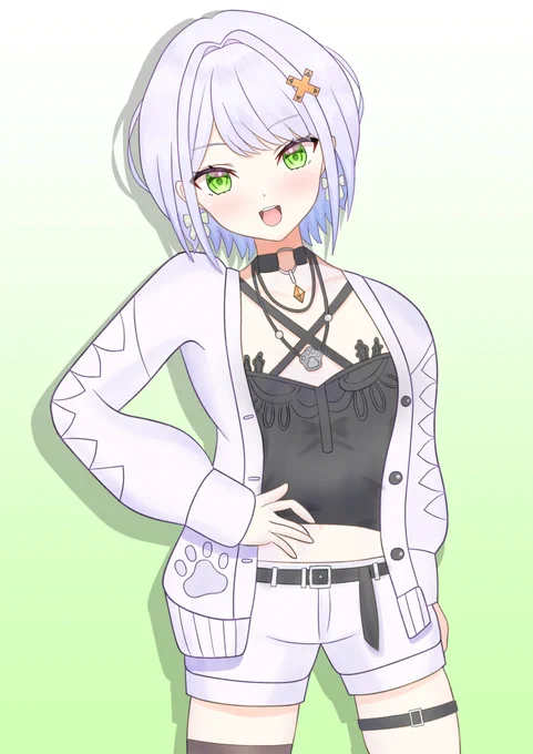 ぶいぱいの斜落せつなちゃん#しゃらくせ絵 