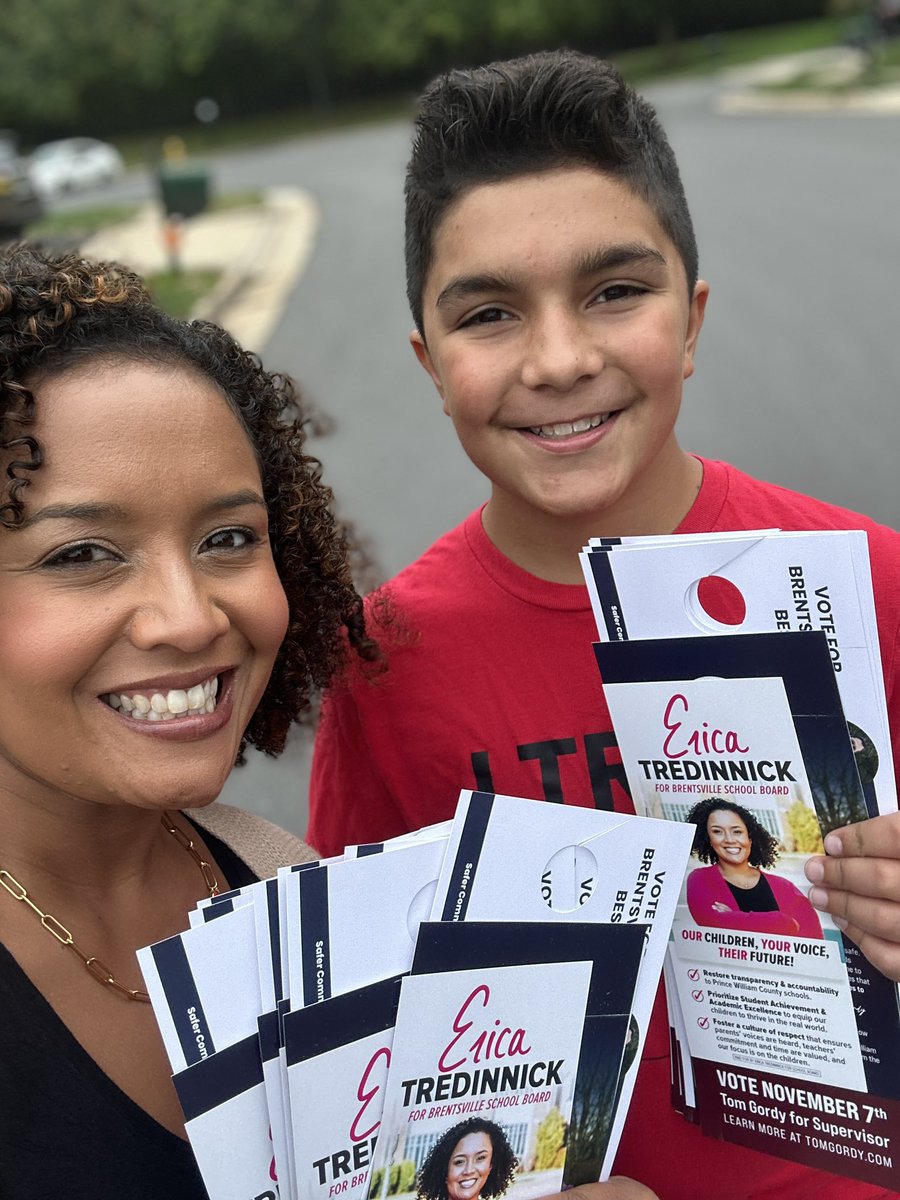 Erica4PWSchools's tweet photo. ☀️ Had great weather while hitting the doors this Friday and Saturday, connecting with voters in our district. Early Voting is open M-F 8:30-4:30 at the Haymarket/Gainesville Library! 🗳️ #ericatredinnickforschoolboard #brentsvillesbest #election2023 #secureyourvoteva #BrentsvilleDistrict #Parentsmatter