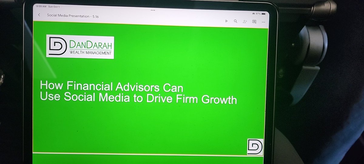 Practicing my breakout session on my ✈️ to <a href="/NitrogenWealth/">Nitrogen</a> #FISummit. This is the only slide you get to see till Tuesday at 4:50.