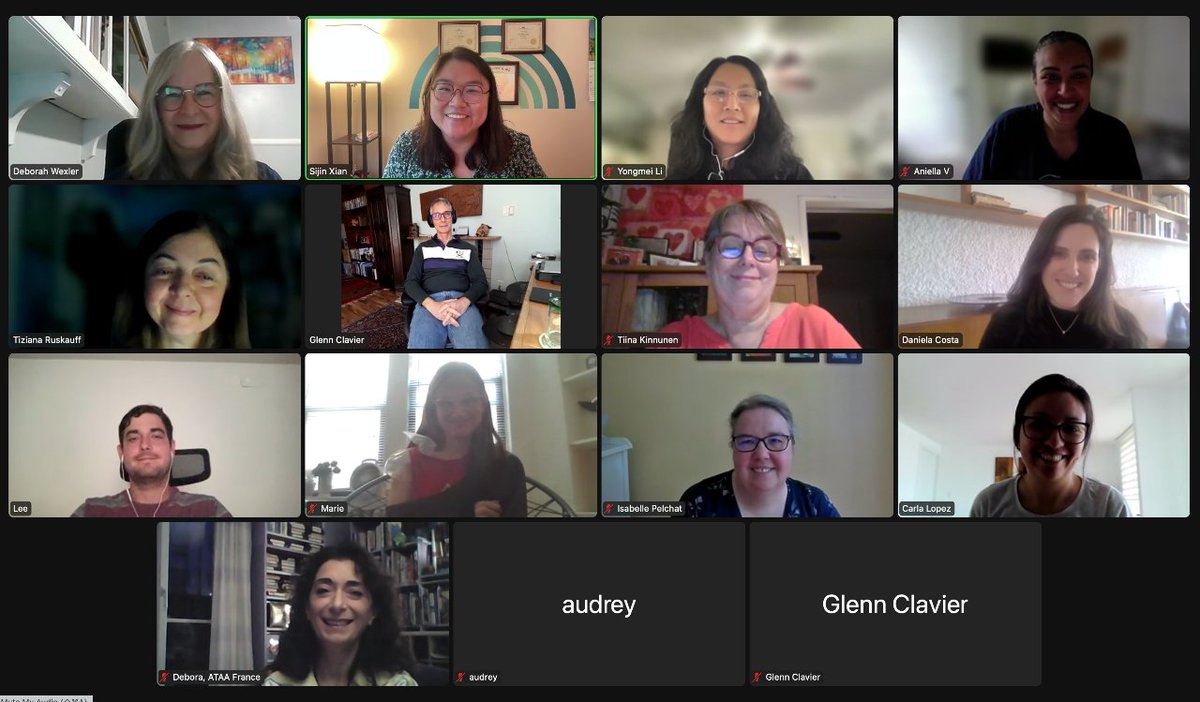 Yesterday's #AVDHappyHour was a blast thanks to the AVT linguists who joined us from around the world! We look forward to welcoming everyone back to our virtual home on November 25 at 10 AM PT!