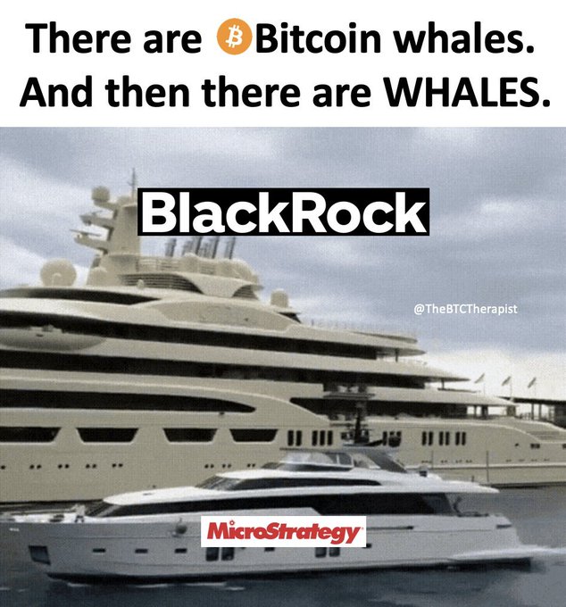 BlackRock: $8,600,000,000,000 AUM MicroStrategy: $4,620,000,000 MC Just imagine the influence BlackRock will have on #Bitcoin