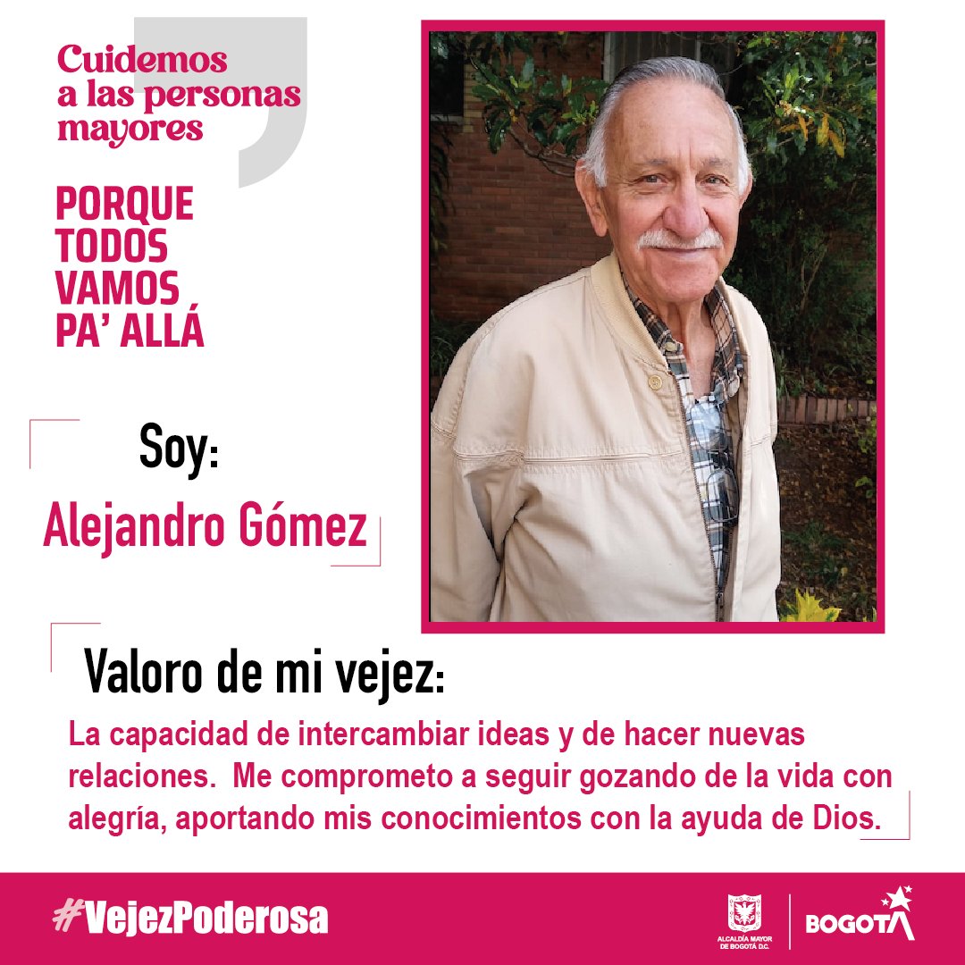 integracionbta's tweet photo. ¡Celebremos el Día Internacional de las Personas de Edad👩‍🦳👨‍🦳! Reconociendo sus experiencias, conocimientos, sueños, pensamientos y proyectos. Porque todas las personas merecemos vivir una #VejezPoderosa💪⭐ https://t.co/nseM83bEMi