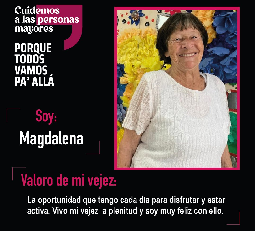 integracionbta's tweet photo. ¡Celebremos el Día Internacional de las Personas de Edad👩‍🦳👨‍🦳! Reconociendo sus experiencias, conocimientos, sueños, pensamientos y proyectos. Porque todas las personas merecemos vivir una #VejezPoderosa💪⭐ https://t.co/nseM83bEMi