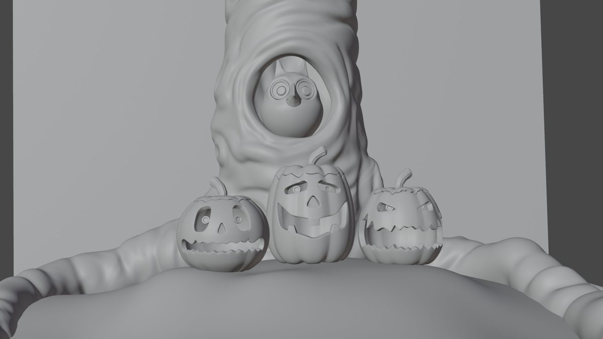 joe00b's tweet photo. The fall time is always a great excuse for a Halloween illustration/animation.

#b3d #blenderEevee #blendercommunity https://t.co/Z7ivVPctdm