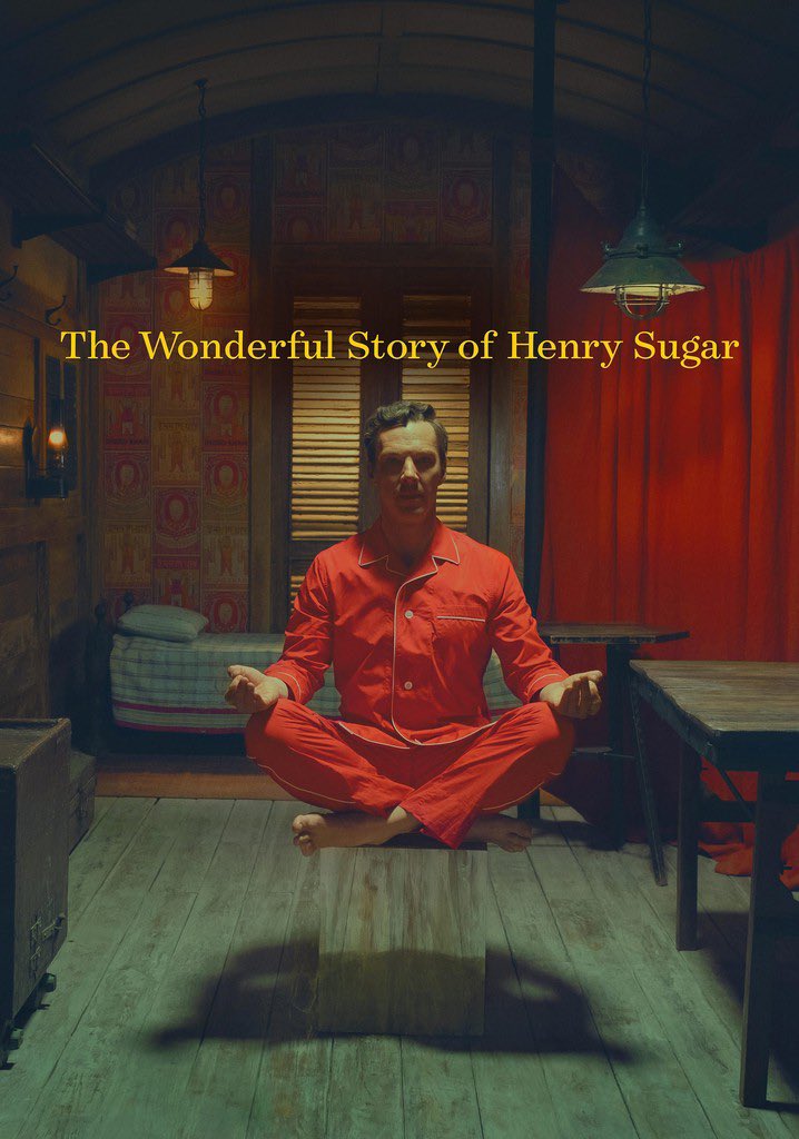 I sincerely urge you to watch The Wonderful Story of Henry Sugar, a 37 minute long Wes Anderson film based on Roald Dahl’s story, and Thank Me Later 😌