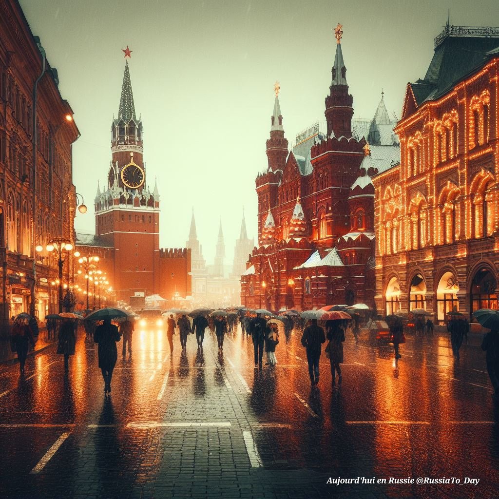 🇷🇺 Sous le soleil ou sous la pluie, la Place Rouge de Moscou reste toujours magnifique 🇷🇺 🇷🇺 Suivez-nous sur Twitter et le Canal R7 pour des actus de Russie t.me/r7media_off 🇷🇺