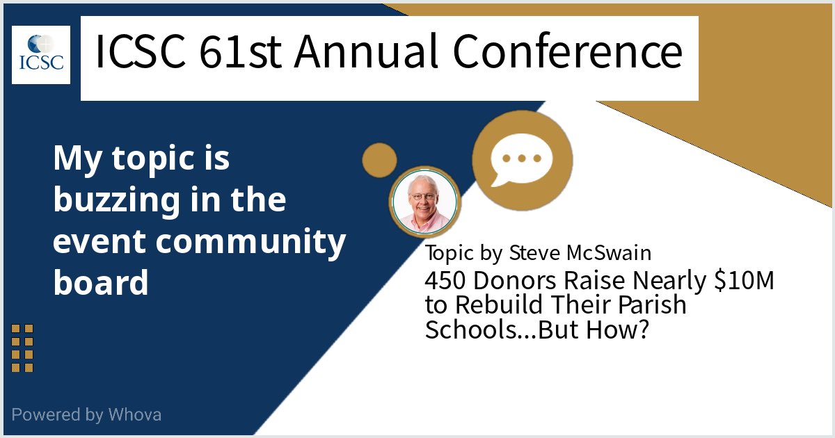 DrSteveMcSwain's tweet image. Wow, my thread is on fire! 🔥🔥🔥 Check out the discussion on the event app.  - via #Whova event app. #GenerisTeam #ICSC2023