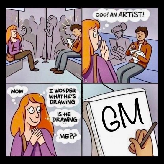 GM to absolutely everyone ☀️

Hope y'all have the best weekend