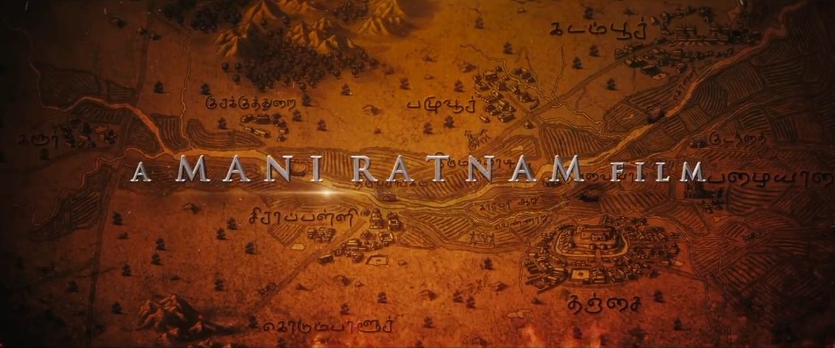 #Thread on Ponniyin Selvan #Maps Last year, I had the opportunity to work as map consultant in director Maniratnam's magnum opus, #PonniyinSelvan movie. Though seen only in bg, there was a lot of professional effort put into maps which must be the 1st in Indian film industry 1/n