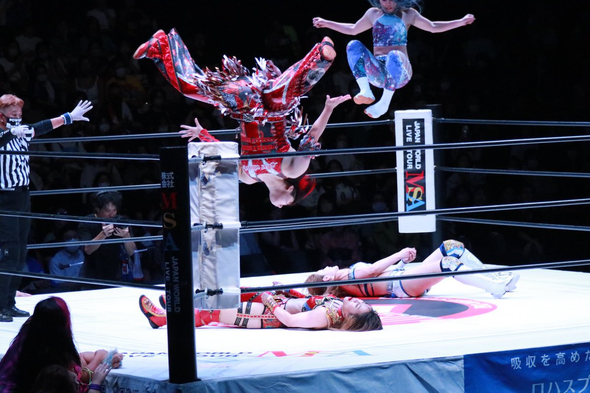 0929_hazuki's tweet image. 全てが最高で楽しすぎた！！！

 #クラッシュギャルズ
 #STARDOM
 #HAZUKI #葉月
 #はづらー村
