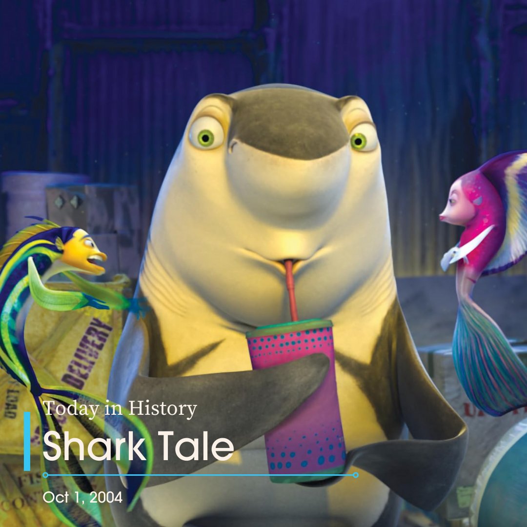 Today In History | #SharkTale was released on Oct 1, 2004.
Starring #WillSmith, #RobertDeNiro, and #RenéeZellweger.
🍿 movief.one/shark-tale
#moviefone #movie #TodayInHistory