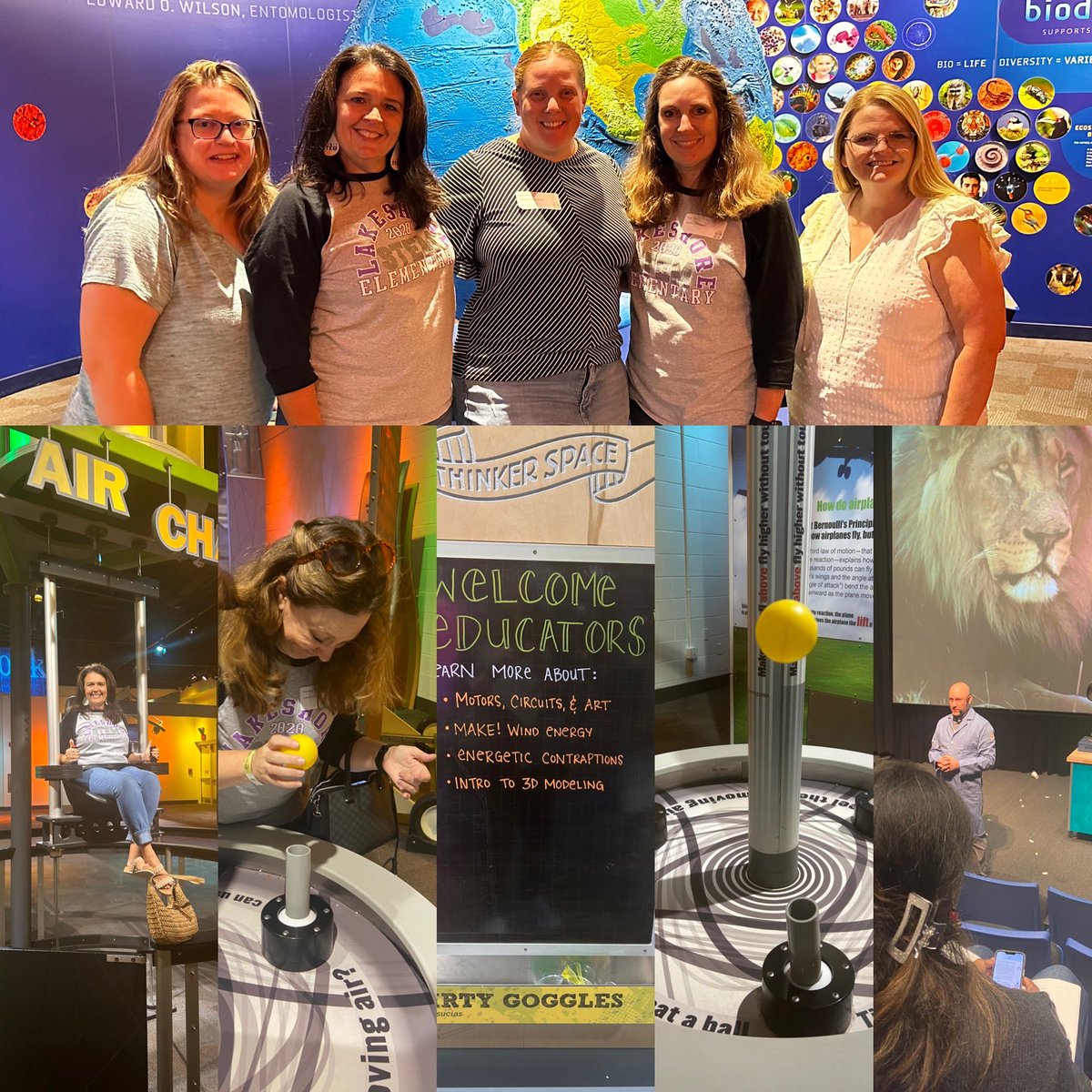 Educator summit @discoveryplace  did not disappoint for <a href="/LakeshoreStem/">Lakeshore STEM Elementary</a> <a href="/LakeshoreMidSch/">Lakeshore Middle</a> teachers to feel inspired on a Saturday! <a href="/EdNC_STEM/">EdNC_STEM</a> <a href="/STEMWestorg/">NC STEM West</a> <a href="/DrDebraLester/">Debra Lester</a>