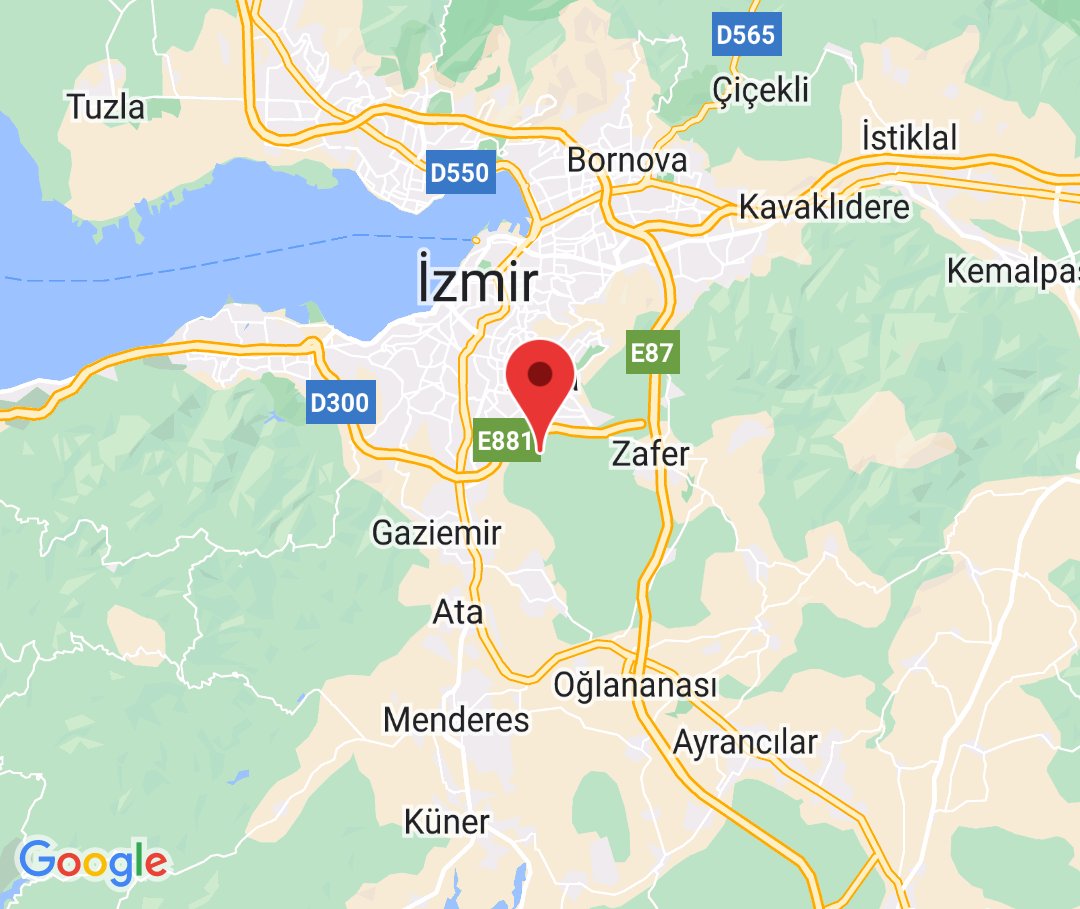 Depremanlik's tweet photo. 16:30 'de İzmir, Turkey yakınında 4,10 büyüklüğünde bir deprem meydana geldi! #deprem #izmir https://t.co/2Us5TMcv4o