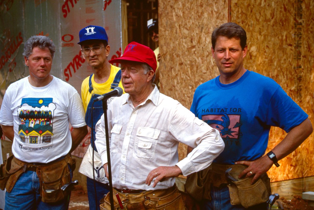 One of my fondest memories with President Carter was joining him at a Habitat for Humanity project in Atlanta. Jimmy, your dedication to public service is an inspiration. Thank you for all that you’ve done for our country in your 99 years.