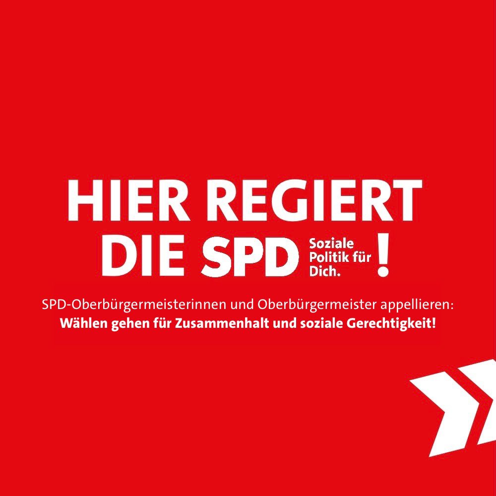 BayernSPD's tweet photo. Unsere Oberbürgermeisterinnen und Oberbürgermeister wie Dieter Reiter aus München, Gertrud Maltz-Schwarzfischer aus Regensburg und @OBFuerth aus Fürth rufen in einem offenen Brief dazu auf, am 8. Oktober wählen zu gehen.

"Bayern ist ein großartiges Bundesland, geprägt von Vielfalt, Innovation und einer starken Gemeinschaft. Wenn Sie Politik für ein bezahlbares Bayern wollen, dann sollten Sie mit allen Stimmen SPD wählen!"

Übrigens: Unsere Oberbürgermeisterinnen und Oberbürgermeister, Bürgermeisterinnen und Bürgermeister regieren in Städten und Gemeinden mit zusammen fast vier Millionen Menschen in Bayern – das ist rund ein Drittel der Bevölkerung!

#sozialepolitikfürdich