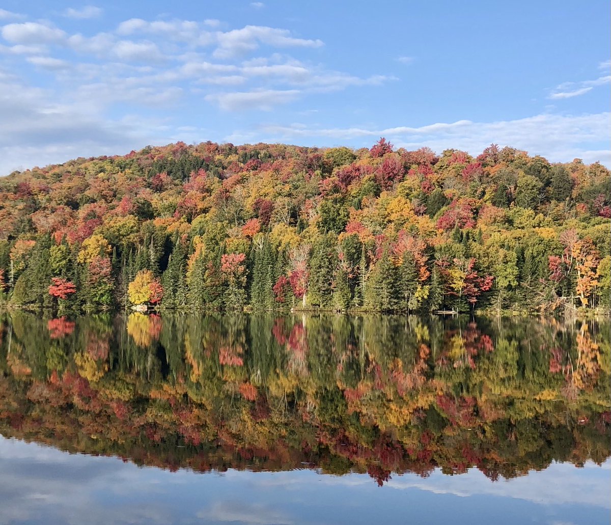 1969_Joel's tweet photo. #FallColours 🍁🍁🍁 at #LacProctor #HappyAnniversary @Tina4580 ❤️🍾🥂 https://t.co/GukEKYyx5f