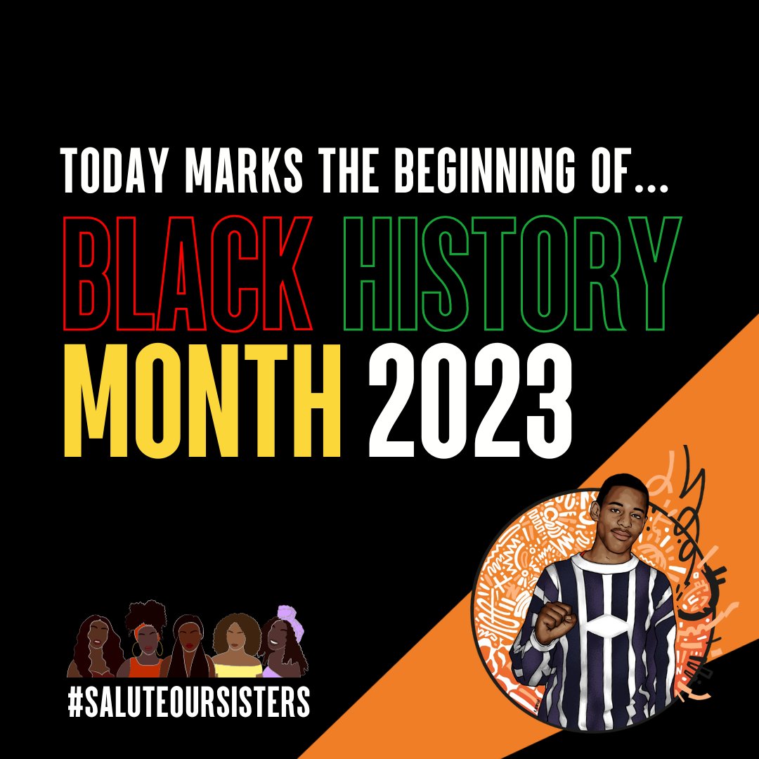 sldayfdn's tweet image. #BlackHistoryMonth 2023 officially begins today!This year’s theme of ‘Saluting our Sisters’ highlights the crucial role that black women have played in shaping history, inspiring change, and building communities.

#SalutingOurSisters #WeMatter #bhm2023 #blackhistorymonthuk