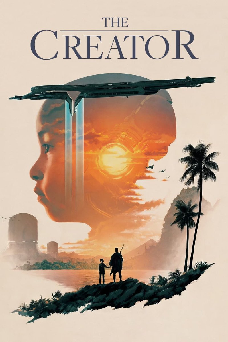 leloupceleste's tweet photo. 🎟️ L'après-séance de #TheCreator (2023) :

Quand l'enfant de « Blade Runner » et du cinéma de Malick joue à « Apocalypse Now » en se prenant pour Cameron, IA de l'espoir quant à l'avenir du grand spectacle à Hollywood.

De la SF ambitieuse et originale (même si bardée de références) visuellement époustouflante (surtout pour un budget de seulement 80 M$), où l'univers est immédiatement crédible, les thèmes intelligemment abordés (« Avatar » n'est jamais loin), l'action généreusement enlevée (cf. le spectaculaire climax) et les émotions indubitablement prédominantes.

En réponse optimiste à « Terminator », cette fable humaniste et dystopique sur le progrès (pour voir l'intelligence artificielle autrement) est une anomalie (bien programmée) dans le paysage hollywoodien qui a les moyens de devenir une révolution si nous la chérissons. Une pépite !

#GarethEdwards #JohnDavidWashington