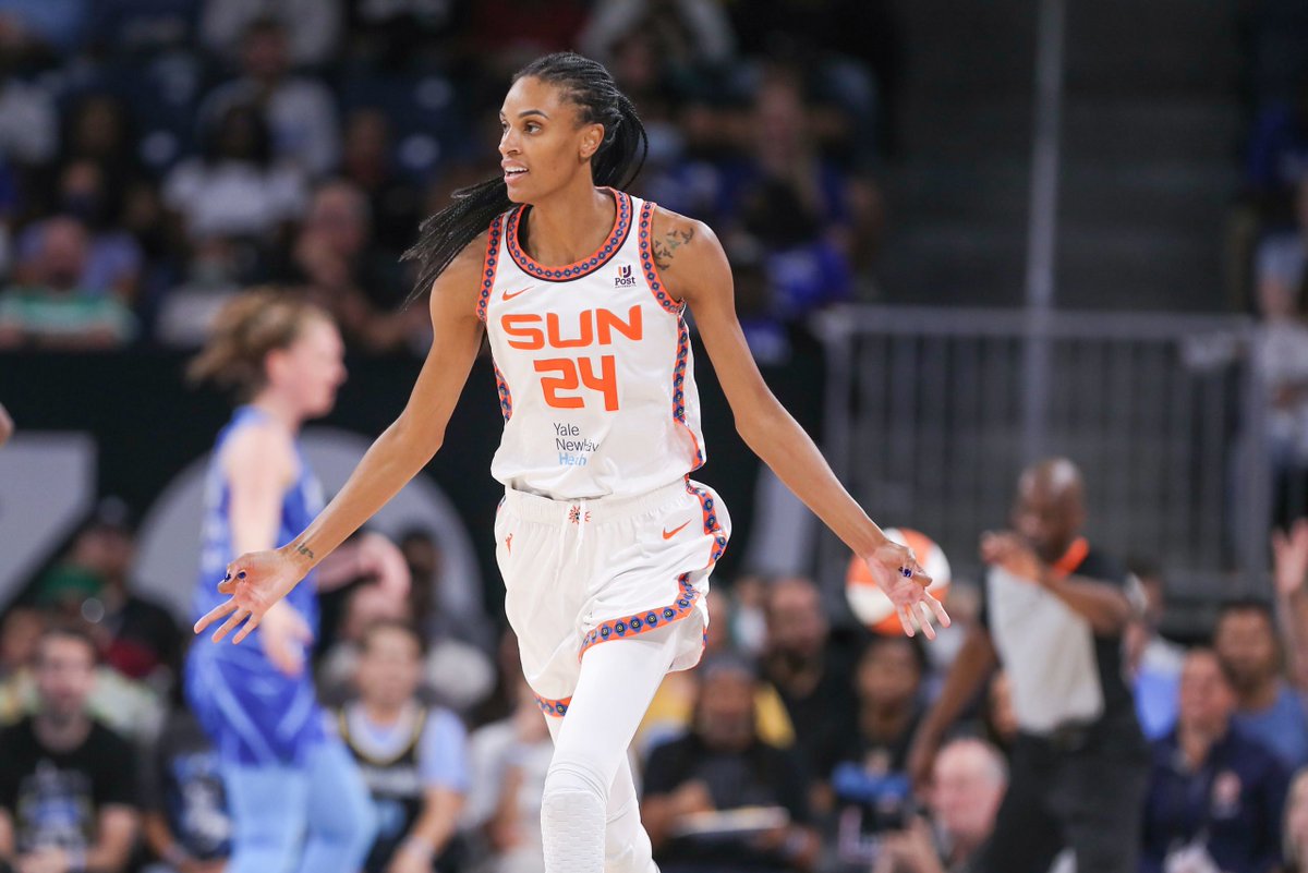 Fun fact: today is DeWanna Bonner's 80th postseason WNBA game.

Only 2 players have more: Lindsay Whalen (82) and Rebekkah Brunson (81).

Only 3 *franchises* have played 80 postseason games total: Los Angeles Sparks (90), Phoenix Mercury (88), and the Connecticut Sun (80).