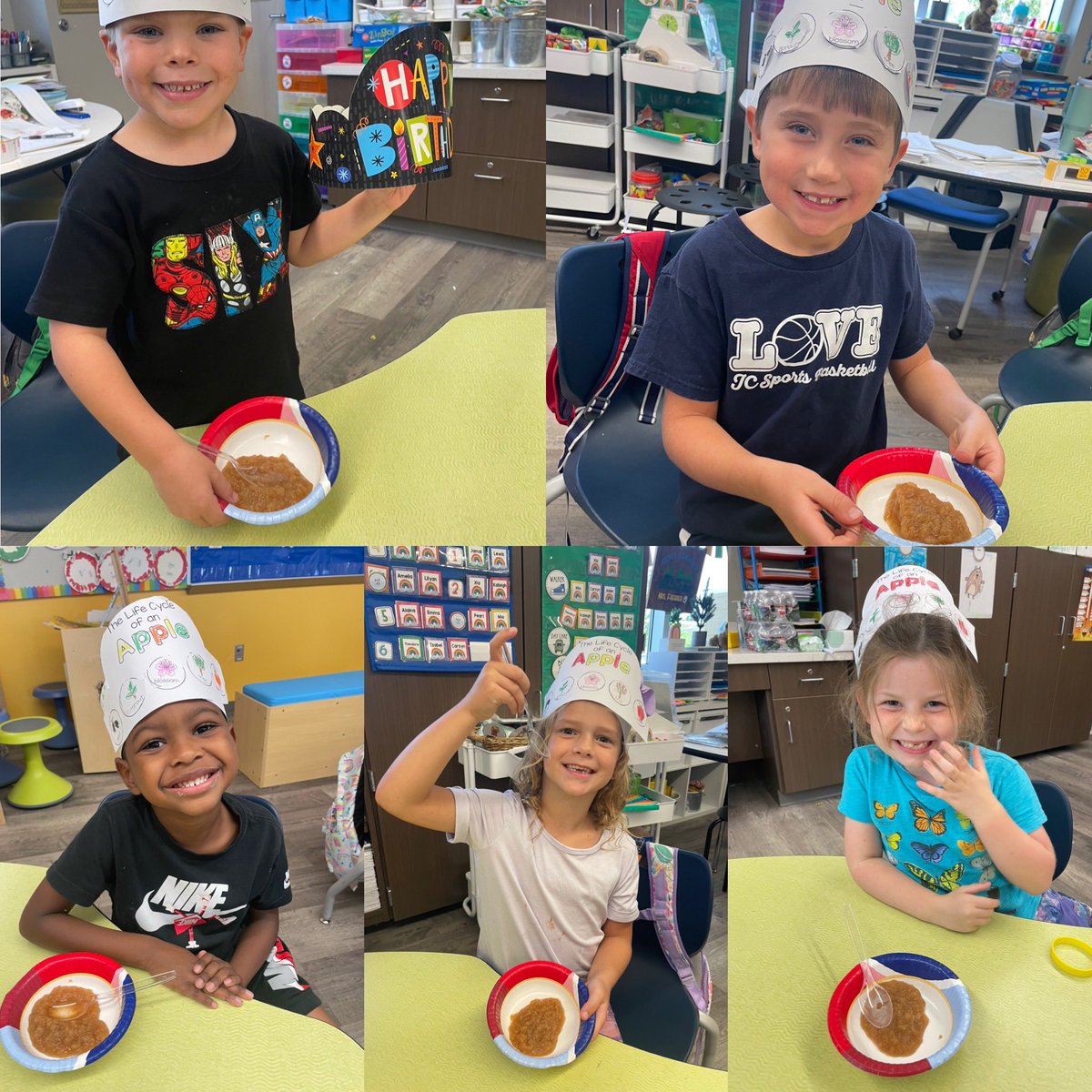 The kids have been tasting and learning all about apples and the life cycle of apple trees. We ended the week by making homemade applesauce in class! Fall is here! 🍎 
<a href="/HumbleISD_GE/">Groves Elementary</a> #geanchored