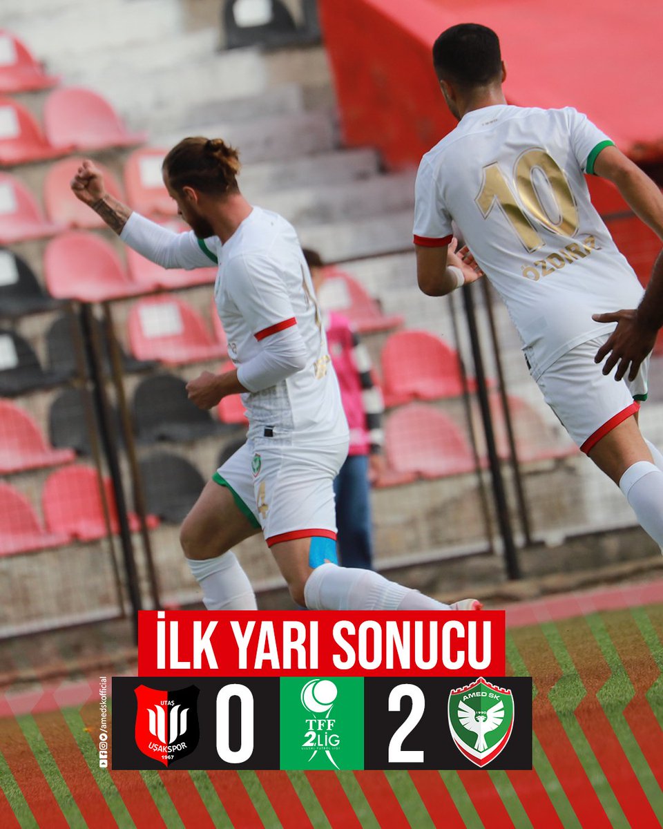 İlk yarı sonucu. | 0-2
⚽️ Berk İsmail Ünsal 
⚽️Taner Gümüş