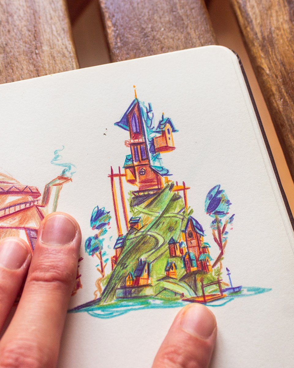 the_nayled's tweet photo. 2 pages avec des dessins plus petits pour un max de contenu, c'est pour toi, petit scrolleur fou au point de se péter la rétine !
#draw #architecture #houses #landscape #coloredpencil #artwork #traditionnalart
#research #photography https://t.co/yXJSiHbhdT