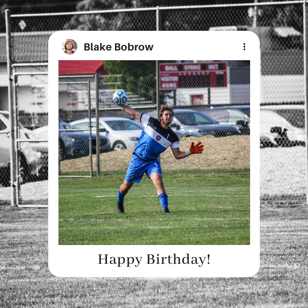 Happy birthday to freshman goalkeeper, Blake Bobrow!