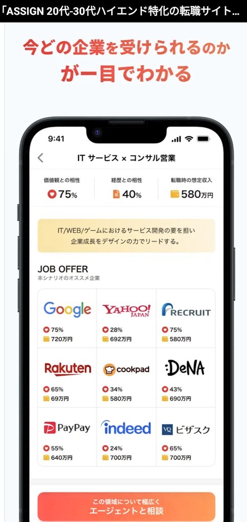 maimai0049's tweet photo. 今、自分がブラックな企業で辛さを感じていてただ我慢しているならそこはあなたの適正じゃないかもしれない。そんな時に「ASSIGNの適正検査」をおすすめしたい。診断は３分で自己分析できる［ アプリインストール⇨ 登録⇨ サクッと診断 ］安心の無料診断。転職する・しないに関わらず気軽にトライ⇩
 #PR
https://t.co/0NGiiKMfyj