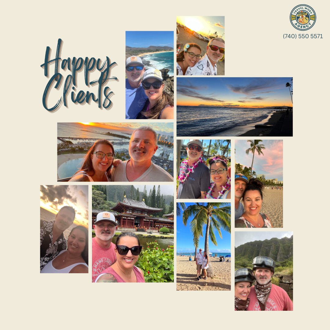 Happy Clients in Hawaii this past week celebrating their 25th Anniversary. I can not begin to thank them enough for trusting me to handle all of their travel needs for this very special vacation!