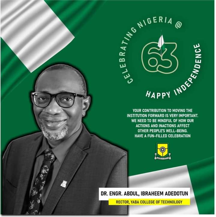 #Yabatech
#CelebratingNigeria@63