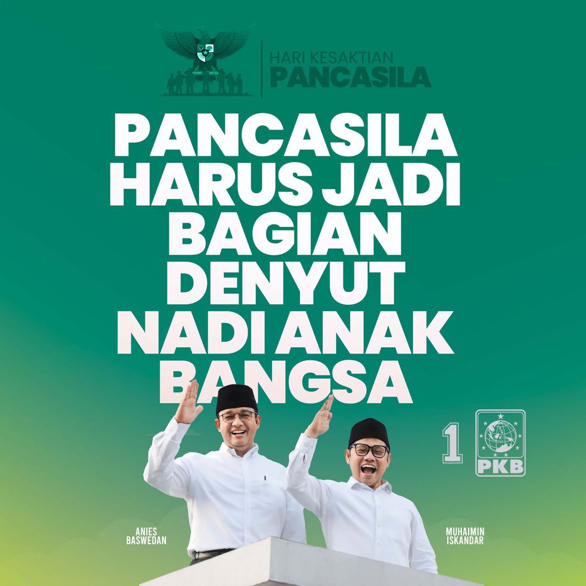 Gus Imin <a href="/cakimiNOW/">A Muhaimin Iskandar</a> : Pancasila harus jadi bagian denyut nadi anak bangsa

#PaslonPancasila
#AniesMuhaimin2024