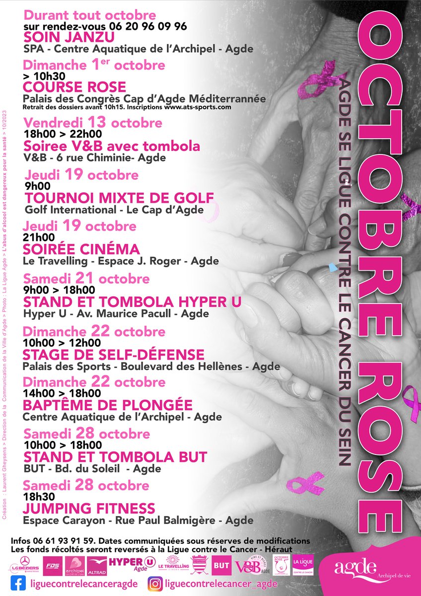 AgdeOfficiel's tweet photo. Retrouvez le #CapAgenda octobre &amp; novembre 2023 en téléchargement ici> https://t.co/CAzXOMRNXg
Disponible à @CapAgdeTourisme &amp; chez les commerçants
Restez Informés #Agenda #RDV #Concerts #animations #SaisonCulturelle #EXPO #Agde #CapdAgde #CapdAgdeMediterranee #Herault #Occitanie https://t.co/uzDtBJuBKm