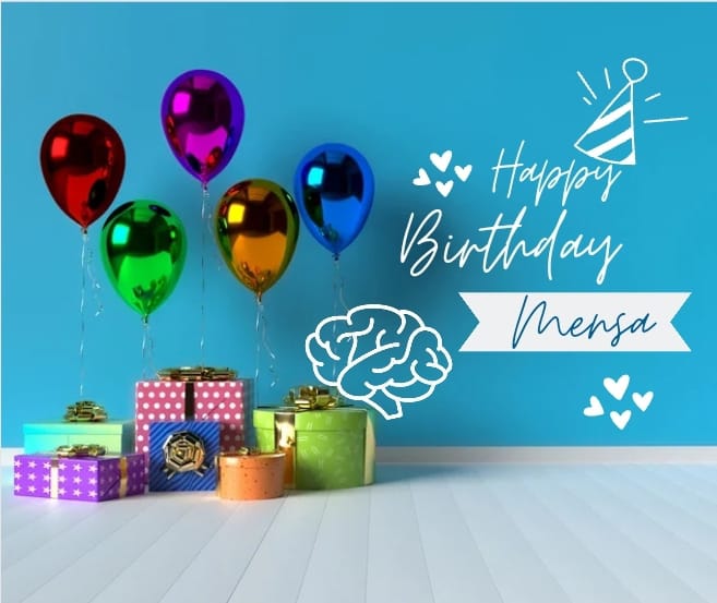 Happy Birthday Mensa !
Mensa is op 1 oktober 1946 in Oxford opgericht en haar doelstellingen staan nog steeds overeind: "for the benefit of humanity" #HBPositief <a href="/MensaNederland/">MensaNederland</a>