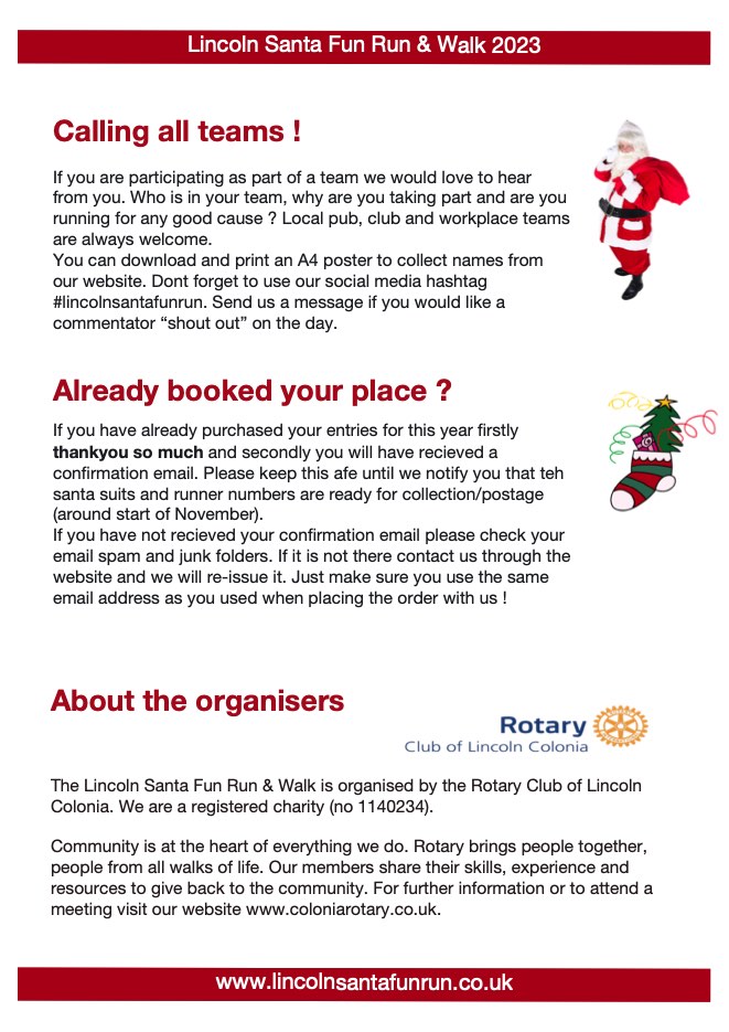 Lincoln Santa Run tweet media