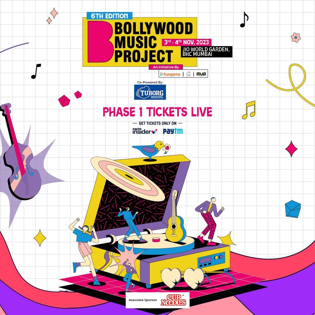 bmp_live's tweet photo. Ye aisa tohfa hai jisme Bollywood Ka Total Experience.
Book #BMP2023 tickets now!
Link: https://t.co/6IlrgIU3bw
@EvaLivein @Hungama_com #CreateAndCollab @paytminsider #TuborgZeroSoda #GourmetTalesCo #CupNoodlesIndia https://t.co/hvkWUNHAXt