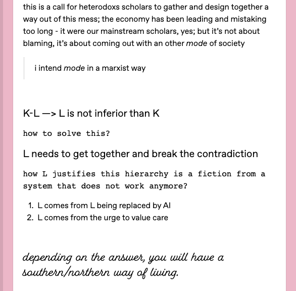MarisolManfred1's tweet photo. #IBU #salariobasicouniversal #universalncome  #feministdebates #carework #globalSouth #globalnorth #imbalances  #ArtificialIntelligence 
(a southern feeling about universal income debates in the lenses of GS-GN differences, following the concept of @southernthought by @g_kallis ) https://t.co/JTGkyuK4nU