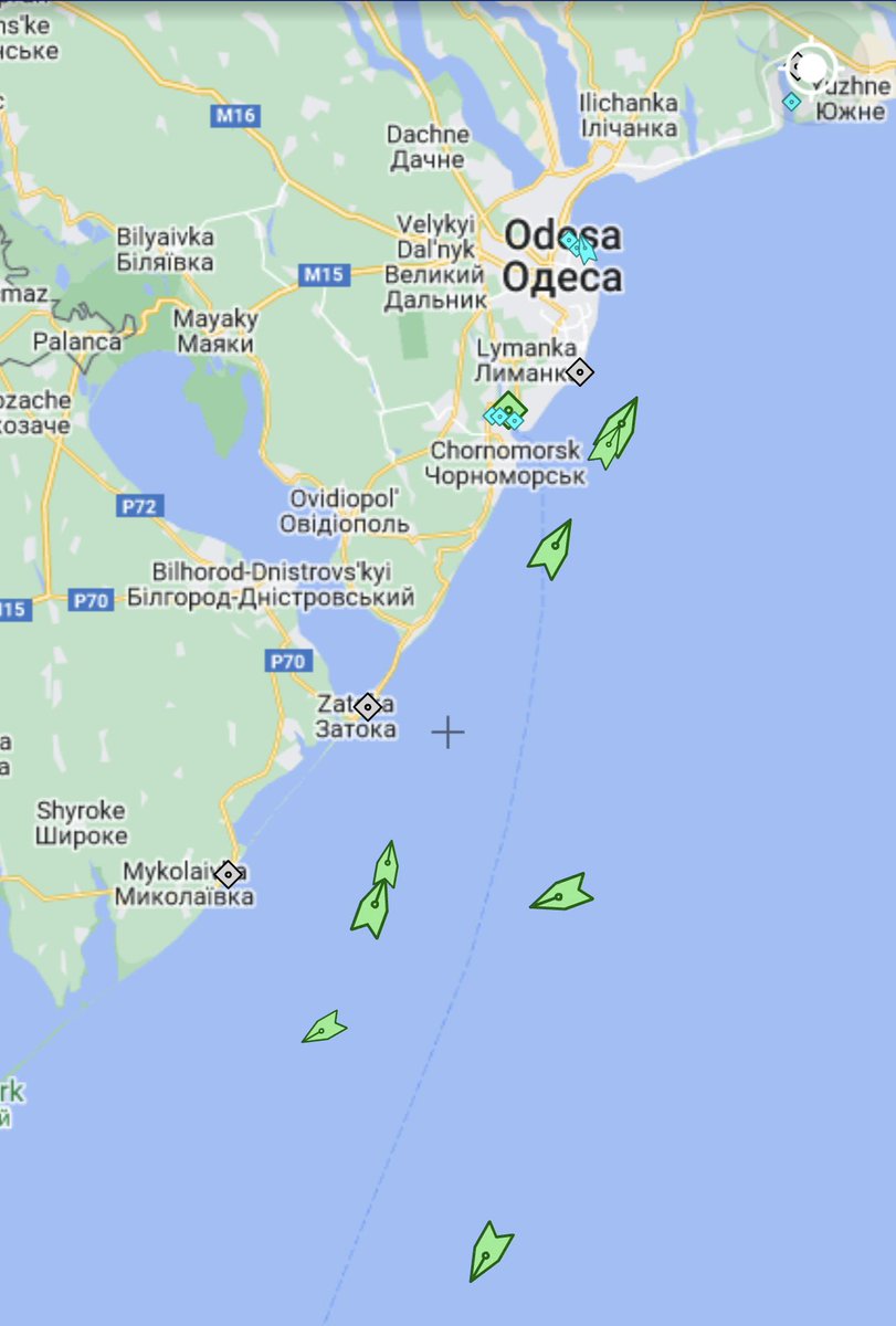 Three foreign cargo vessels left the ports of Odesa and five more are entering today, according to Marine Traffic. It hasn’t been this busy in months. Russian attempts at a naval blockade of Ukraine clearly not working.