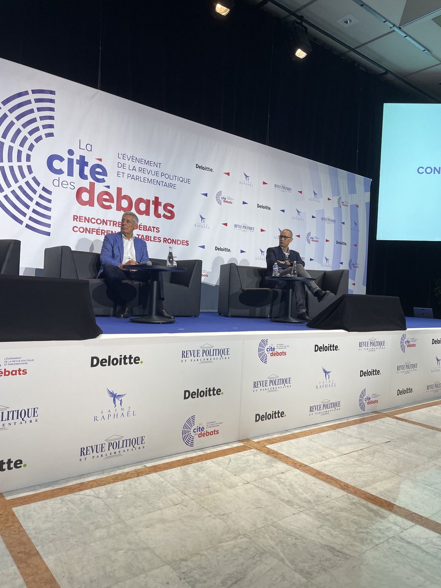 Débat passionnant entre ⁦<a href="/Guaino_Henri/">Henri Guaino</a>⁩ et ⁦<a href="/daoud_kamel/">kamel DAOUD</a>⁩ à la ⁦<a href="/Citedesdebats/">La Cité des débats</a>⁩ à ⁦<a href="/VilleStRaphael/">Ville de Saint-Raphaël</a>⁩ ⁦<a href="/RevuePol/">Revue Politique</a>⁩ ce 1er Octobre.